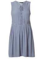 Dorothy Perkins *first & I Blue Lace Up Detail Dress