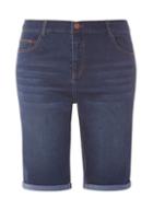 Dorothy Perkins Dp Curve Midwash Knee Length Shorts
