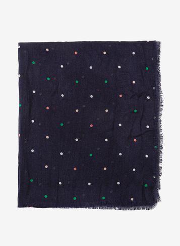 Dorothy Perkins Navy Fine Lace Scarf