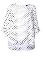 Dorothy Perkins *izabel London Curve White Flare Sleeve Top