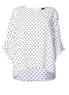 Dorothy Perkins *izabel London Curve White Flare Sleeve Top