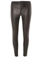 Dorothy Perkins Gold Glitter 'frankie'- Super Skinny Jeans