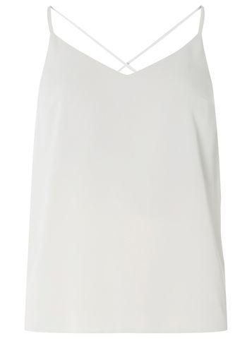 Dorothy Perkins Petite Silver Cross Back Camisole Top