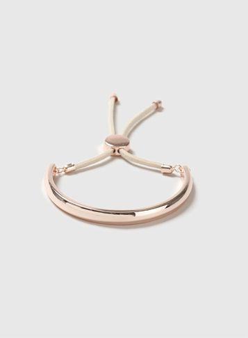 Dorothy Perkins Cream And Rose Gold Bracelet
