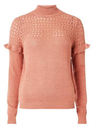 Dorothy Perkins *vila Blush Long Sleeve Jumper