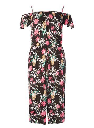 Dorothy Perkins Black Floral Culottes Jumpsuit