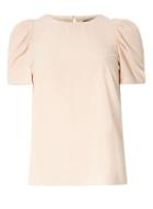 Dorothy Perkins Blush Ruched Sleeve Top
