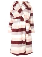 Dorothy Perkins Fluffy Fleece Striped Robe