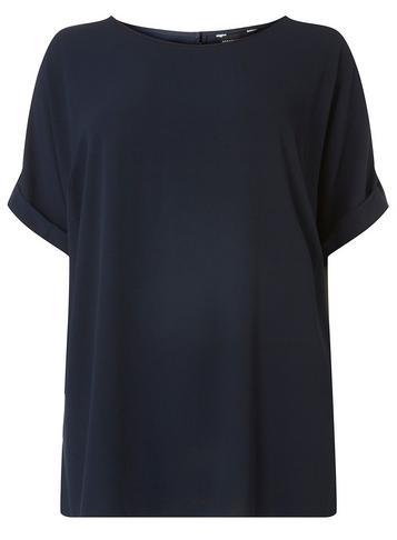Dorothy Perkins *dp Curve Navy Short Sleeve Soft T-shirt