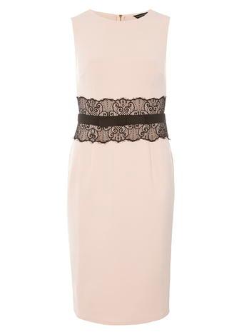 Dorothy Perkins Blush Waist Detail Pencil Dress