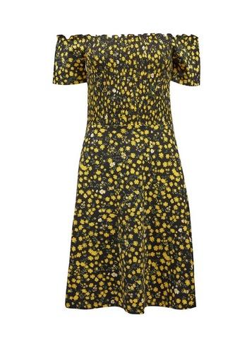 Dorothy Perkins Multi Colour Ditsy Print Bardot Dress