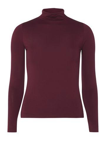 Dorothy Perkins Petite Red Port Roll Neck Top