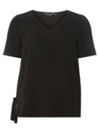 Dorothy Perkins Black Tie Side T-shirt