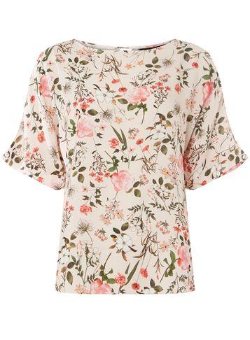 Dorothy Perkins Blush Slouch Floral Top