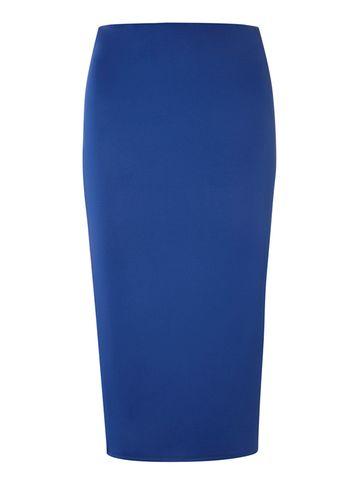 Dorothy Perkins *tall Cobalt Scuba Pencil Skirt
