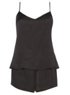 Dorothy Perkins Black V-back Camisole Pyjama Set