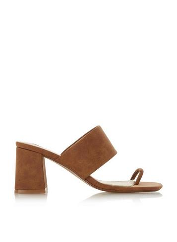 *head Over Heels By Dune Tan 'jaydey' High Heel Sandals