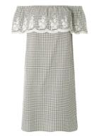 Dorothy Perkins *tall Monochrome Gingham Bardot Dress
