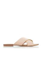 *head Over Heels By Dune Nude 'lorna' Ladies Flat Sandals