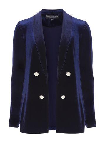 Dorothy Perkins Midnight Velvet Jacket