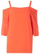 Dorothy Perkins *tall Coral Bardot Top