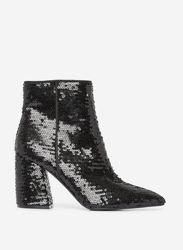 Dorothy Perkins Black Astroid Sequin Boots