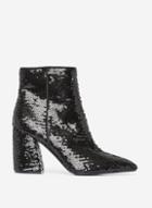 Dorothy Perkins Black Astroid Sequin Boots
