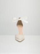 Dorothy Perkins *chi Chi London White Tie Up Court Shoes