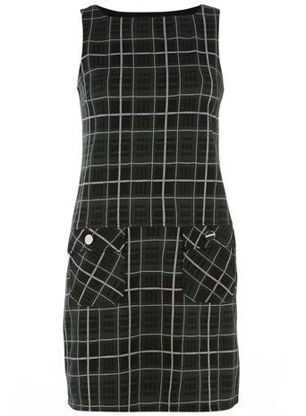 Dorothy Perkins Green Square Neck Pinny Dress
