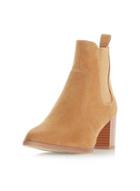 Dorothy Perkins *head Over Heels By Dune Tan Pagey Ankle Boots