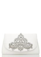 Dorothy Perkins *quiz White Jewel Trim Bag