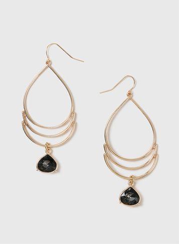 Dorothy Perkins Teardrop Stone Earrings