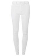 Dorothy Perkins *tall White Ripped 'darcy' Jeans