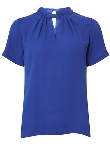 Dorothy Perkins Cobalt Twist Neck Top