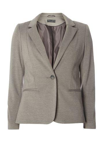 Dorothy Perkins Grey Ponte Blazer