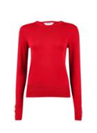 Dorothy Perkins Petite Red Button Detail Jumpers