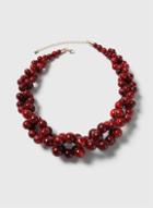 Dorothy Perkins Red Bead Collar Necklace