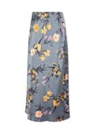 Dorothy Perkins Multi Colour Jacquard Floral Print Satin Midi Skirt