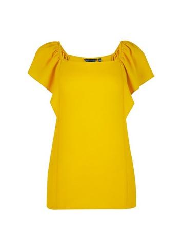 Dorothy Perkins *tall Yellow Bardot Top