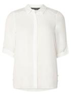 Dorothy Perkins Ivory Button Side Shirt