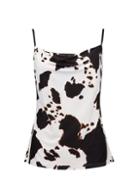 Dorothy Perkins Multi Coloured Cow Print Cowl Neck Camisole Top