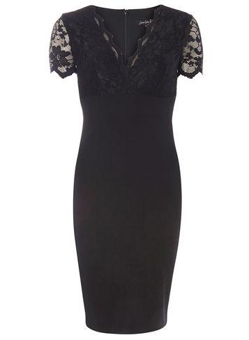 Dorothy Perkins *scarlett B Black Chloe Bodycon Dress