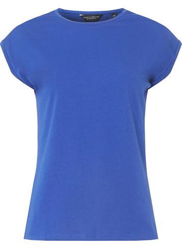 Dorothy Perkins Cobalt Roll Sleeve T-shirt