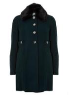 Dorothy Perkins Petite Forest Dolly Coat