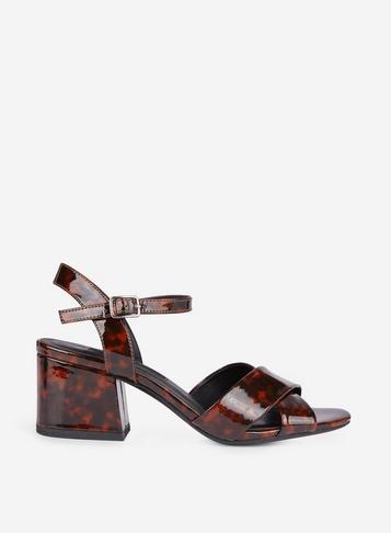 Dorothy Perkins Animal Print Heeled Sandals