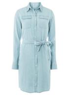 Dorothy Perkins Bleached Denim Shirt Dress
