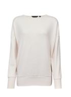 Dorothy Perkins White Blush Brushed Lace Insert Sleeve Jumper