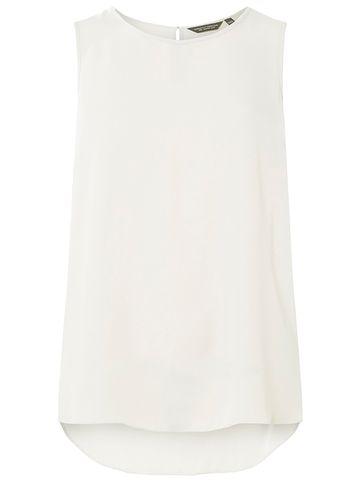 Dorothy Perkins Silver Sleeveless Top