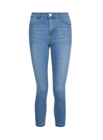 Dorothy Perkins Petite Mid Wash Frankie Ankle Grazer Jeans