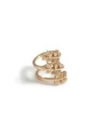 Dorothy Perkins Gold Finish Leaf Ring